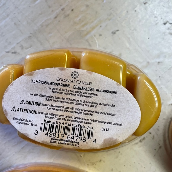 Colonial Candle Wax Melts Simmer Snaps Set of 4 BRAND NEW - Picture 6 of 6